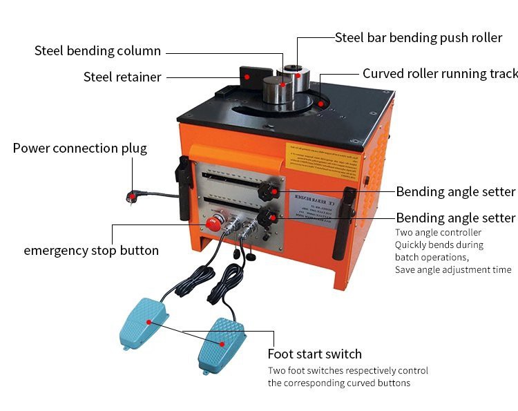 portable rebar bender RB-32 details1